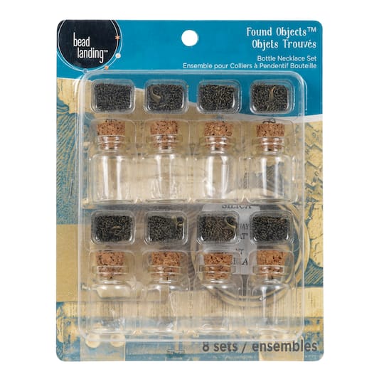 6 Packs: 8 ct. (48 total) Found Objects™ Bottle Necklace Set by Bead Landing™